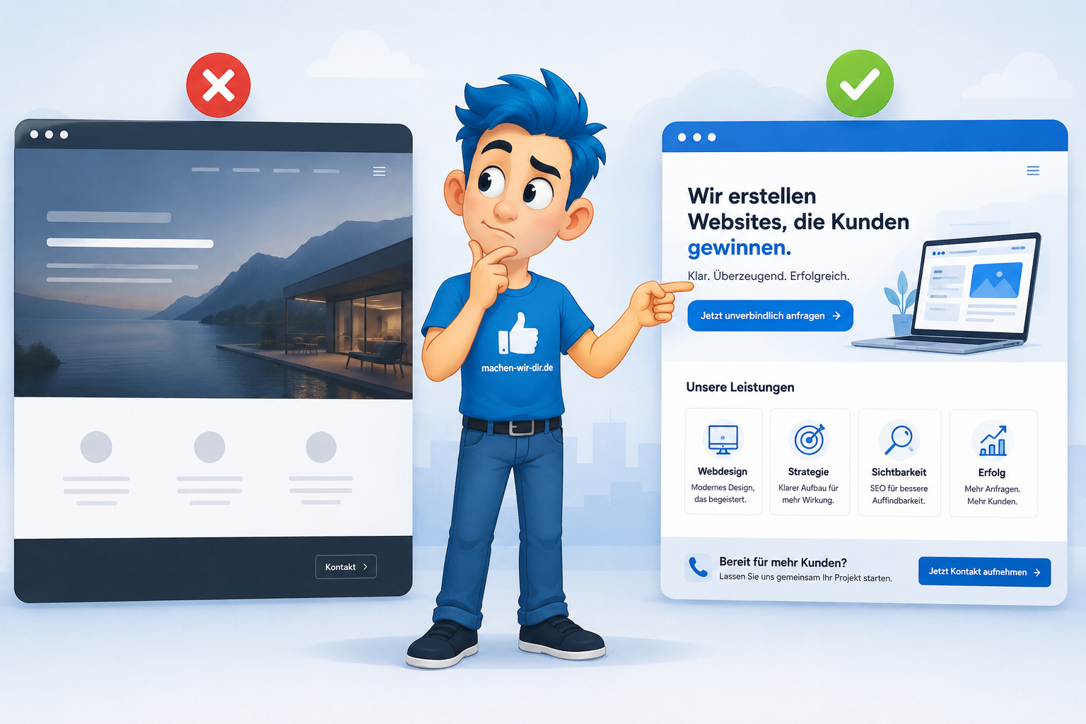 Warum eine schöne Website allein noch keine Kunden bringt